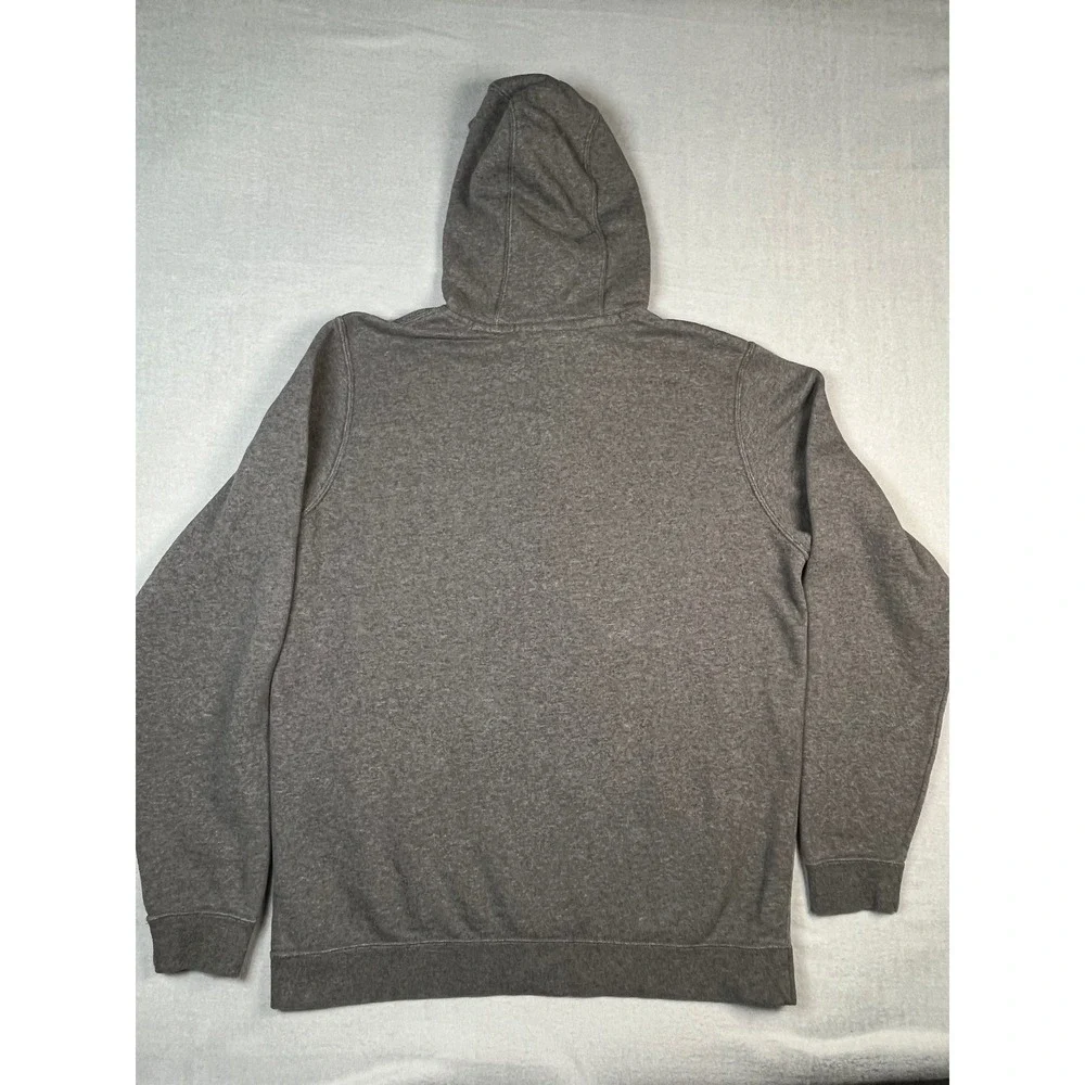 Nike Hoodie Charcoal Grey Pullover Sweatshirt Large Kangaroo Pocket‎ Cotton/poly